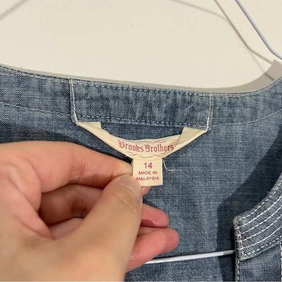 Brooks Brothers Blue Denim Dress - Picture 2 of 12